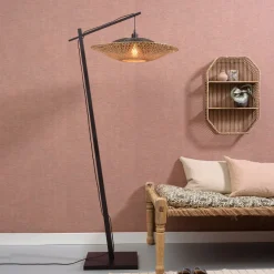 Hot GOOD&MOJO Vloerlamp Kalimantan Bamboe, 176cm
