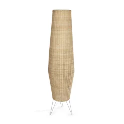 New Kave Home Vloerlamp Kamaria Rotan Naturel