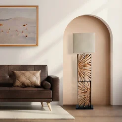 Online Artistiq Living Vloerlamp Markeda 165cm hoog Beige