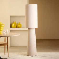 Discount Light & Living Vloerlamp Mikkel Bouclé 165cm