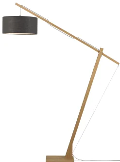 Discount GOOD&MOJO Vloerlamp Montblanc Bamboe en Eco linnen