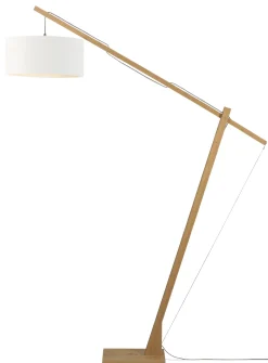 Discount GOOD&MOJO Vloerlamp Montblanc Bamboe en Eco linnen