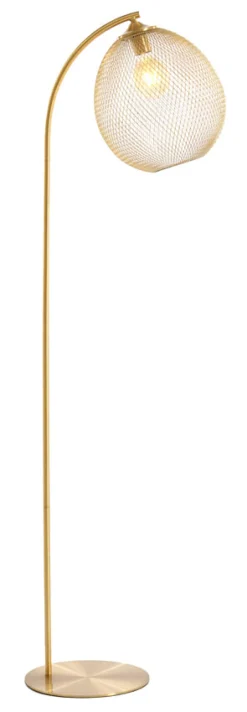 Online Light & Living Vloerlamp Moroc 160cm hoog, kleur Goud