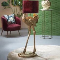 Discount Light & Living Vloerlamp Ostrich 147cm Antiek brons
