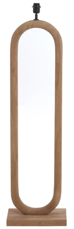 Best Light & Living Vloerlamp Paceco Mangohout, 119cm hoog (excl. kap)