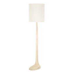 Sale By-Boo Vloerlamp Rine Mangohout en Linnen