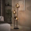 New LifestyleFurn Vloerlamp Rock 3-lamps, kleur Chromed