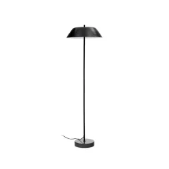 Outlet Kave Home Vloerlamp Sayra Marmer en metaal, 153cm Zwart