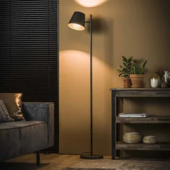Clearance LifestyleFurn Vloerlamp Telly 157cm, kleur Charcoal