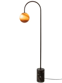 Discount it's about RoMi Vloerlamp Tivoli Travertin en glas, 163cm
