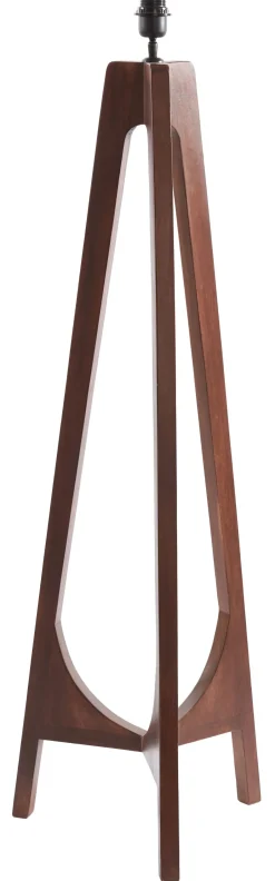 Online Light & Living Vloerlamp Troina Mangohout, 118cm (excl. kap)