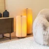 Hot By-Boo Vloerlamp Zuki Set van 2 stuks Linnen