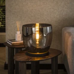 Outlet LifestyleFurn Vloerlamp/Tafellamp Mikado Glas, 32cm hoog