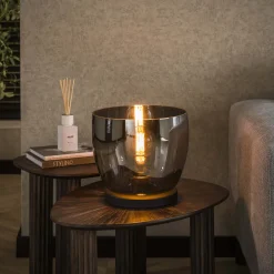 Outlet LifestyleFurn Vloerlamp/Tafellamp Mikado Glas, 27cm hoog