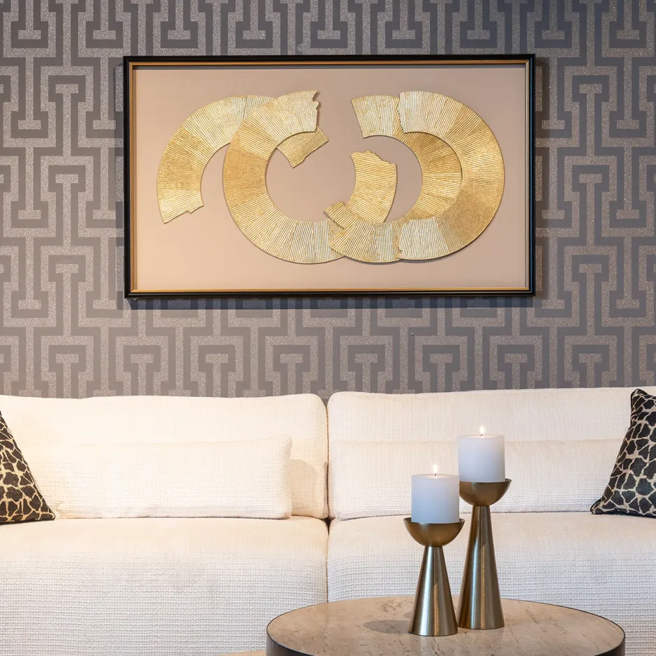 Hot Richmond Interiors Wall Art Eden 145 x 85cm, kleur goud