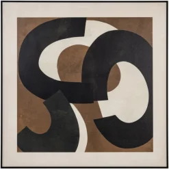 Richmond Interiors Wall Art Euphoria 80 x 80cm Bruin