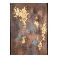 Sale Richmond Interiors Wall Art Golden Gleam Jute, 140 x 100cm Goud