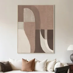 Best Richmond Interiors Wall Art Tatu Links, 120 x 90cm Bruin