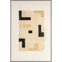 Discount Richmond Interiors Wall Art Vortex 120 x 80cm Beige