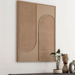 Clearance MUST Living Wanddecoratie Elyn Jute, 127 x 102cm