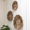 MUST Living Wanddecoratie Flower Set van 3 stuks, Abaca