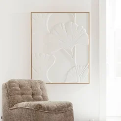 Clearance MUST Living Wanddecoratie Japanese Bananenblad, 127 x 102cm