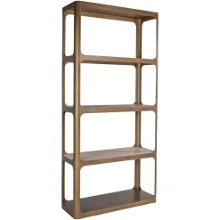 Hot Richmond Interiors Wandkast Claridge Keramiek/Glas en ijzer, 210 x 100cm Zand