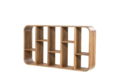 Online By-Boo Wandkast Cup & Co Teakhout, 60 x 110cm Bruin