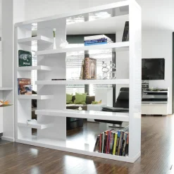 Outlet Artistiq Living Wandkast Jodi 200 x 200cm, kleur Wit