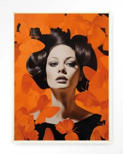 Urban Cotton Wandkleed Abby in maat en frame naar keuze