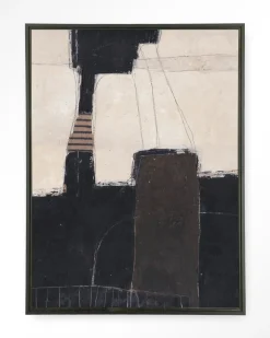 New Urban Cotton Wandkleed Abstract 2 in maat en frame naar keuze