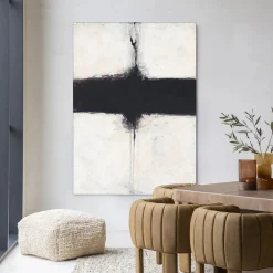 Sale Urban Cotton Wandkleed Abstract 3 in maat en frame naar keuze