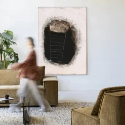 Best Urban Cotton Wandkleed Abstract 14 in maat en frame naar keuze