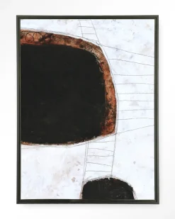 Best Urban Cotton Wandkleed Abstract 11 in maat en frame naar keuze