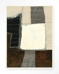 Online Urban Cotton Wandkleed Abstract 8 in maat en frame naar keuze