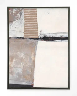 Online Urban Cotton Wandkleed Abstract 5 in maat en frame naar keuze