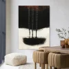 Online Urban Cotton Wandkleed Abstract 15 in maat en frame naar keuze