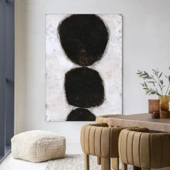 Outlet Urban Cotton Wandkleed Abstract 13 in maat en frame naar keuze