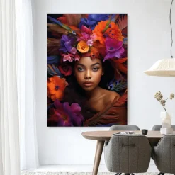 Sale Urban Cotton Wandkleed Adunbi in maat en frame naar keuze