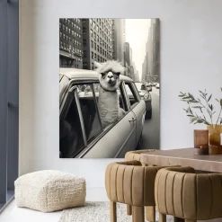 Best Urban Cotton Wandkleed Alpaca In NY in maat en frame naar keuze