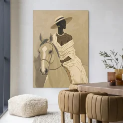 Best Urban Cotton Wandkleed Amazone in maat en frame naar keuze