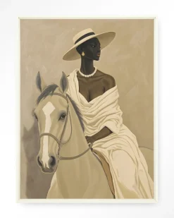 Best Urban Cotton Wandkleed Amazone in maat en frame naar keuze