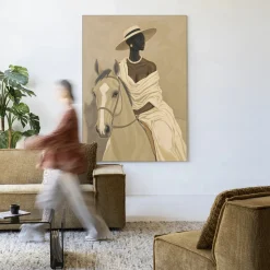 Best Urban Cotton Wandkleed Amazone in maat en frame naar keuze