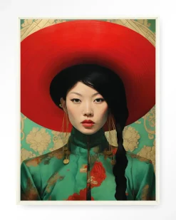 Sale Urban Cotton Wandkleed Amy in maat en frame naar keuze