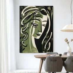 Sale Urban Cotton Wandkleed Aphrodite in maat en frame naar keuze