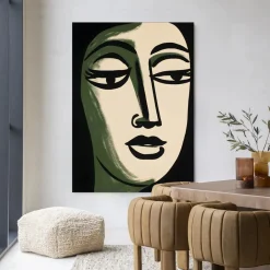 Urban Cotton Wandkleed Artemis in maat en frame naar keuze