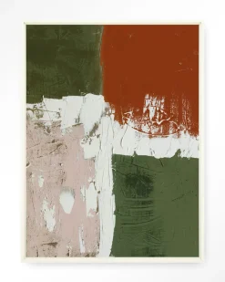 Urban Cotton Wandkleed Artistic Chaos in maat en frame naar keuze