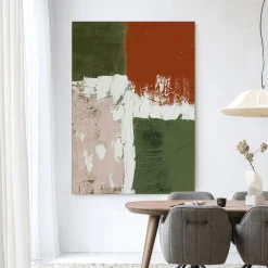 Urban Cotton Wandkleed Artistic Chaos in maat en frame naar keuze