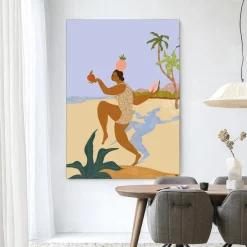 New Urban Cotton Wandkleed Balancing Act in maat en frame naar keuze