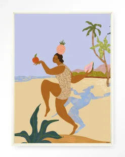 New Urban Cotton Wandkleed Balancing Act in maat en frame naar keuze